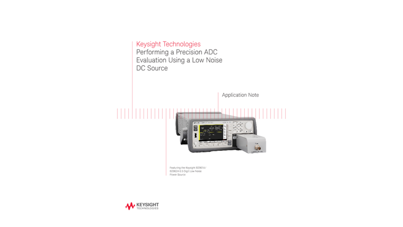 Precision ADC Evaluation Using a Low Noise DC Source